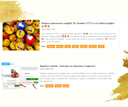 Shoptet úprava šablony